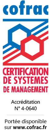 Accréditation COFRAC numéro 4-0640 pour la certification ISO 13485